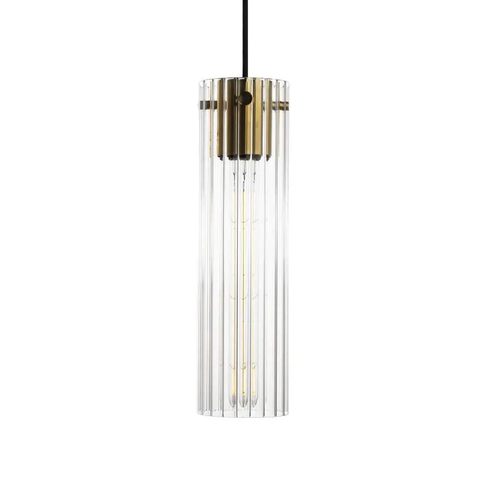 Medium Pendant Light - Transparent Black, Glass
