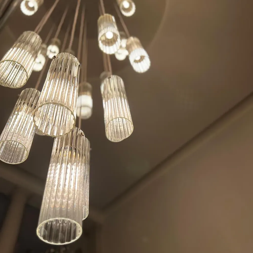 Medium Pendant Light - Transparent Black, Glass