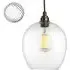 Medium Pendant Light with Ribbed Twist Glass