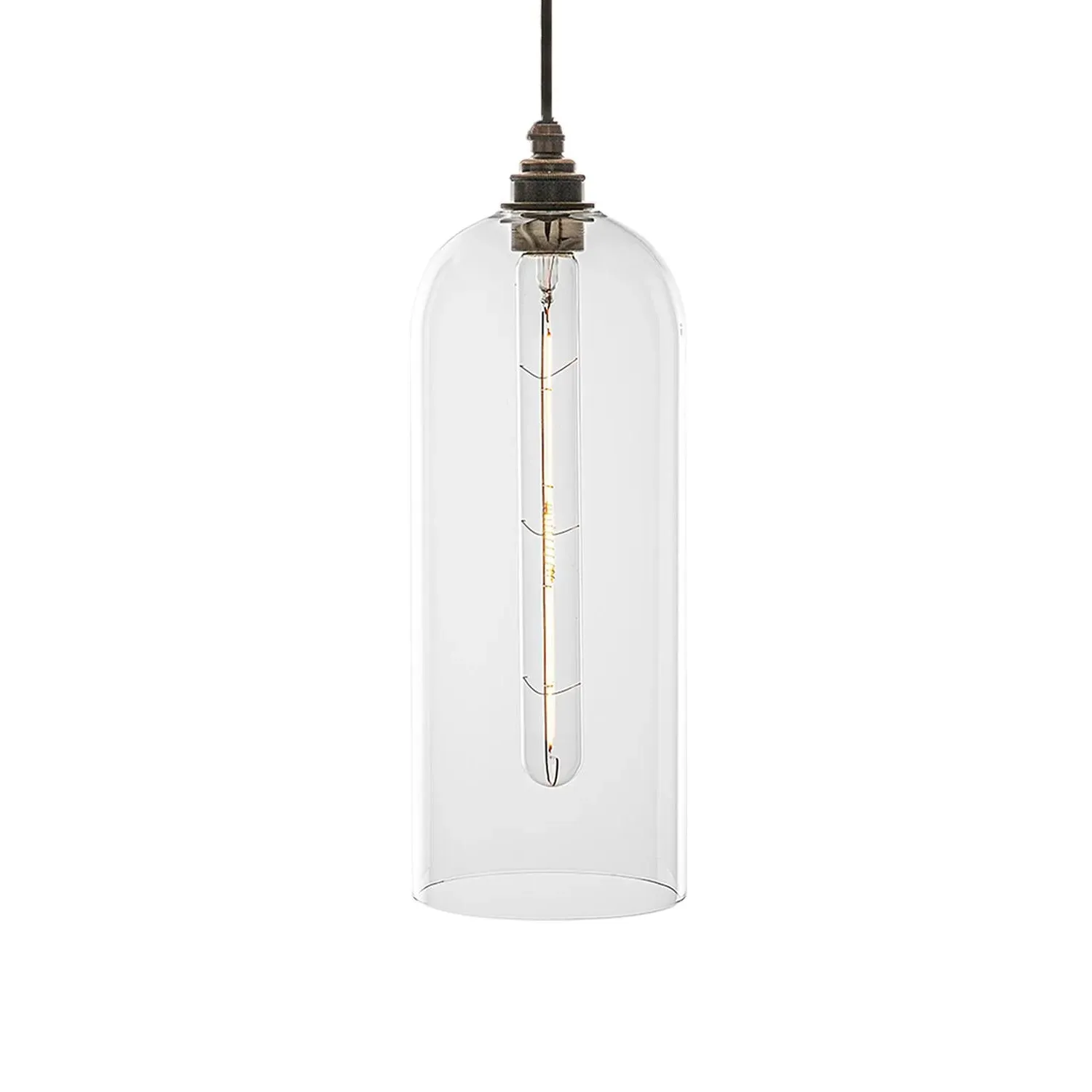 Medium Pendant Light - Yellow Glass