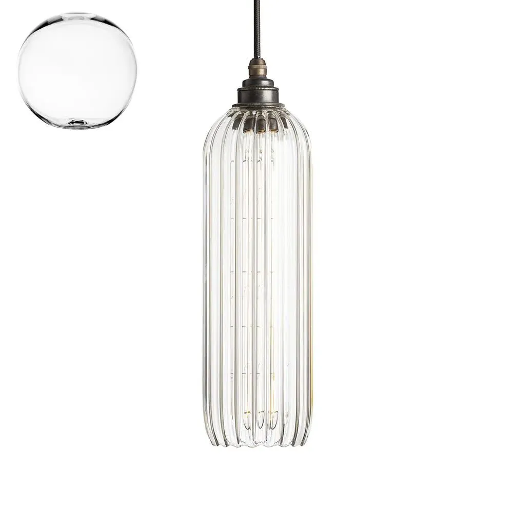 Pendant Light with Clear Glass - Hand-Blown image