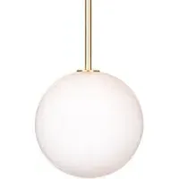 Pimlico Medium Sealed Rod Pendant Light - Opaque White