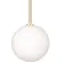 Pimlico Medium Sealed Rod Pendant Light - Opaque White