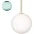 Pimlico Small Sealed Rod Pendant Light - Teal