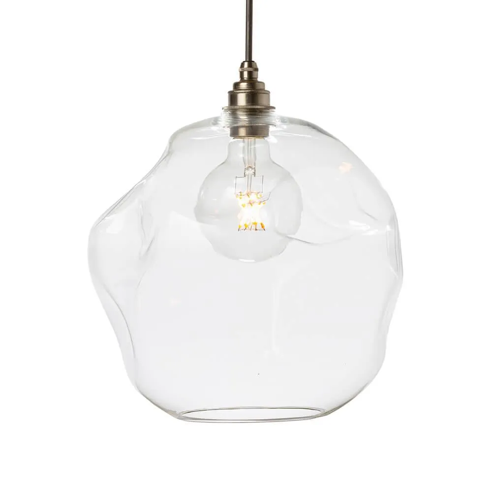 Round Pendant Light - Clear, Glass image