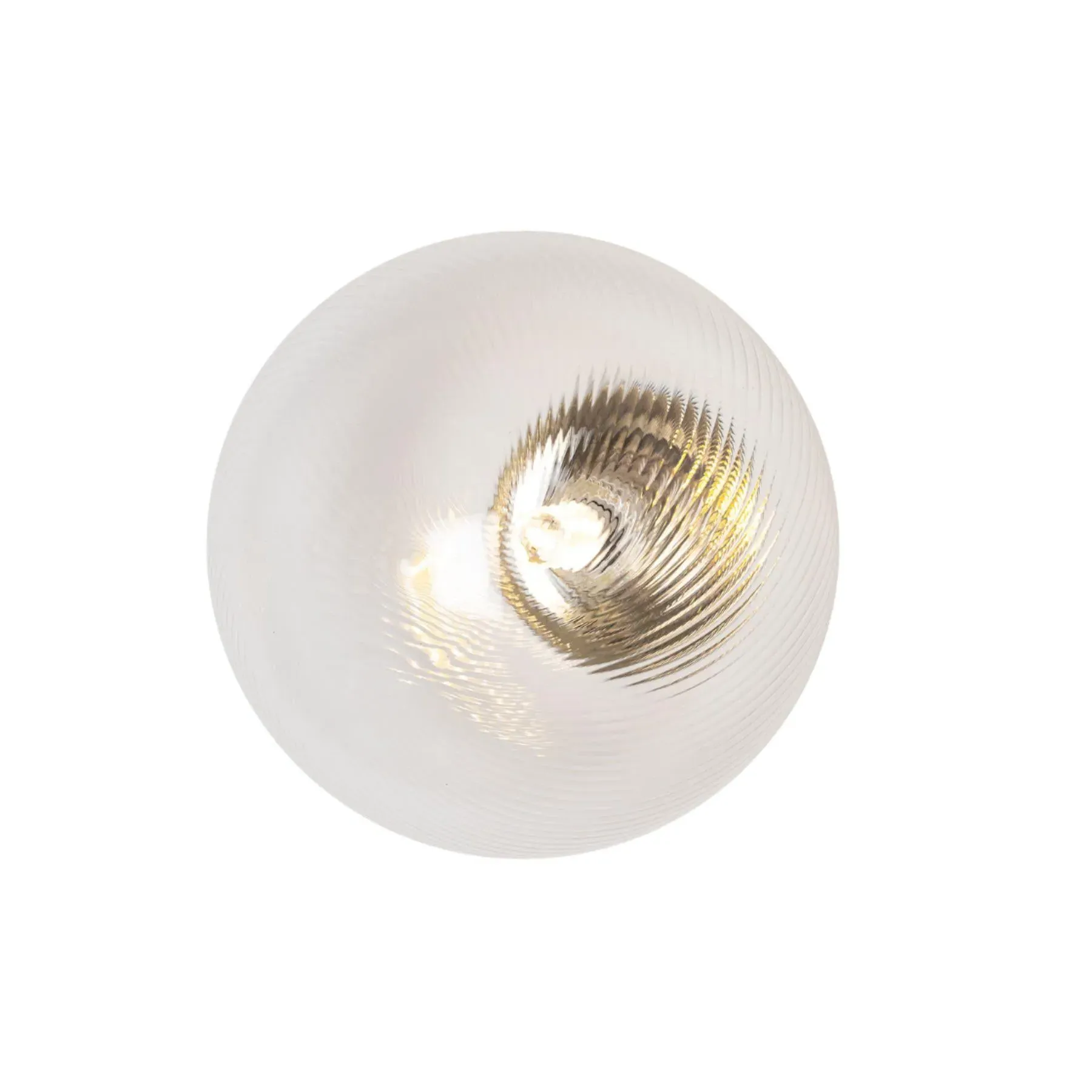 Small Flush Mount with Sealed Shade - Pink, Glass