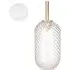 Small Pendant Light with Sealed Rod - White Glass