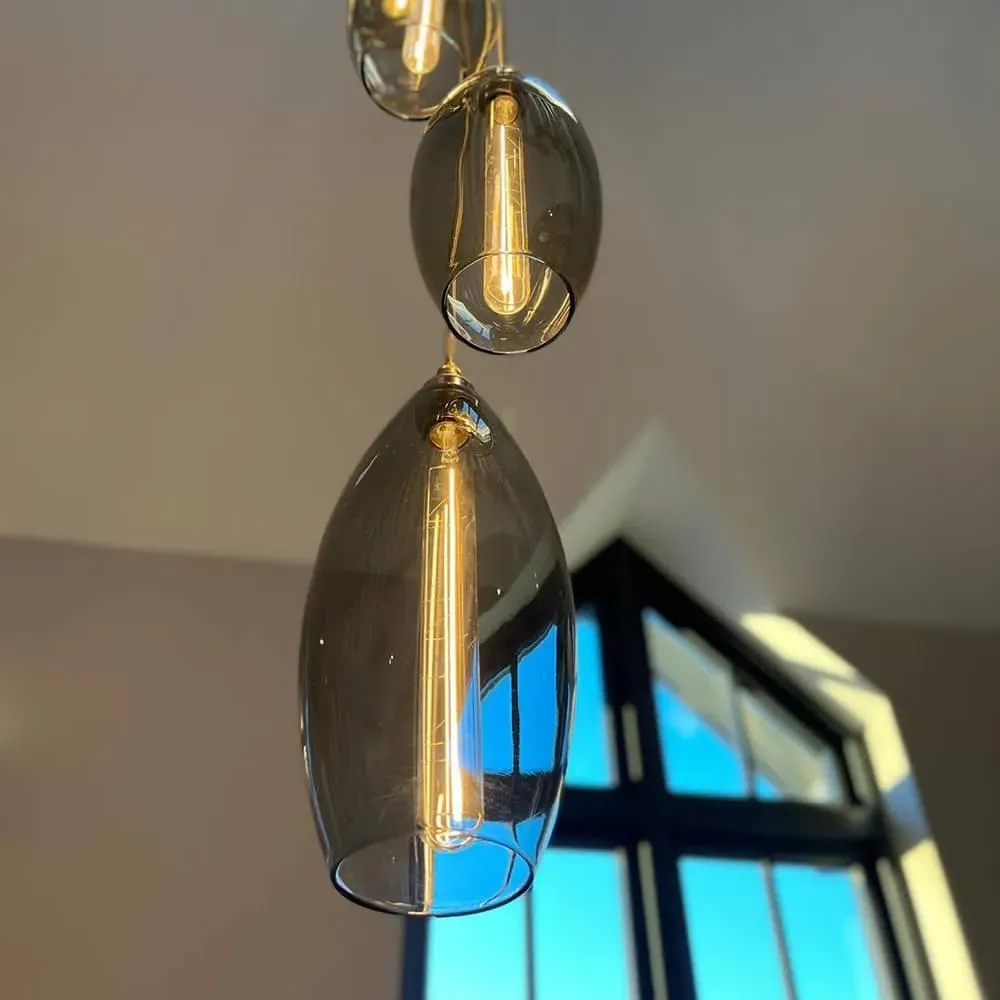 Victoria Extra Large Pendant Light - Clear Glass