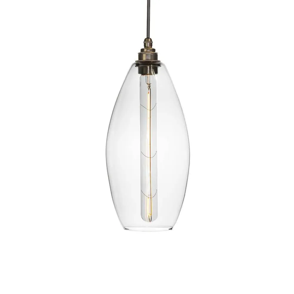 Victoria Medium Pendant Light - Clear Glass image