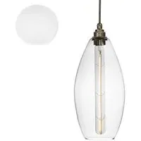 Victoria Medium Pendant Light - Opaque White
