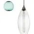 Victoria Medium Pendant Light - Teal Glass