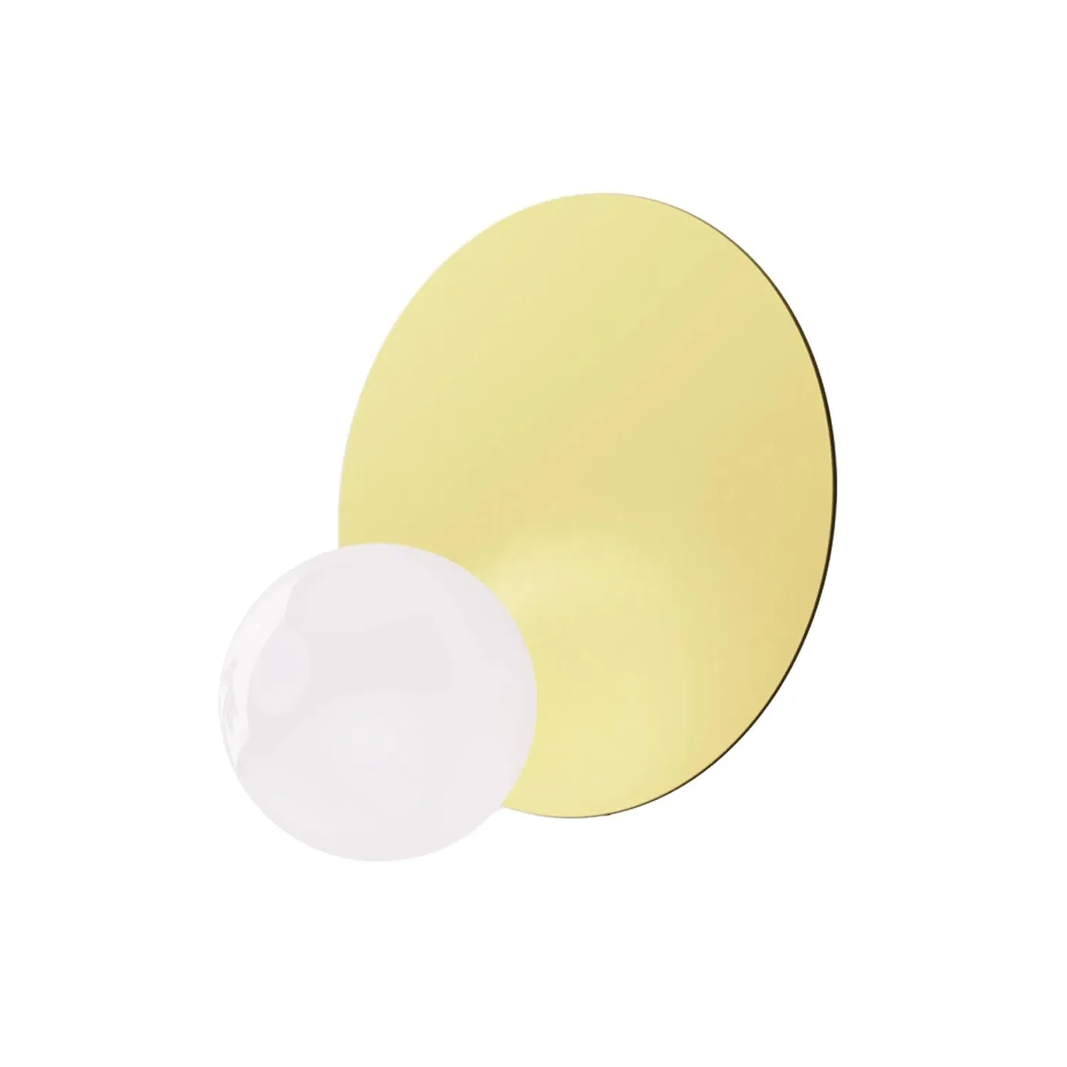 Wall Light with Glass Shade - Black, Glass