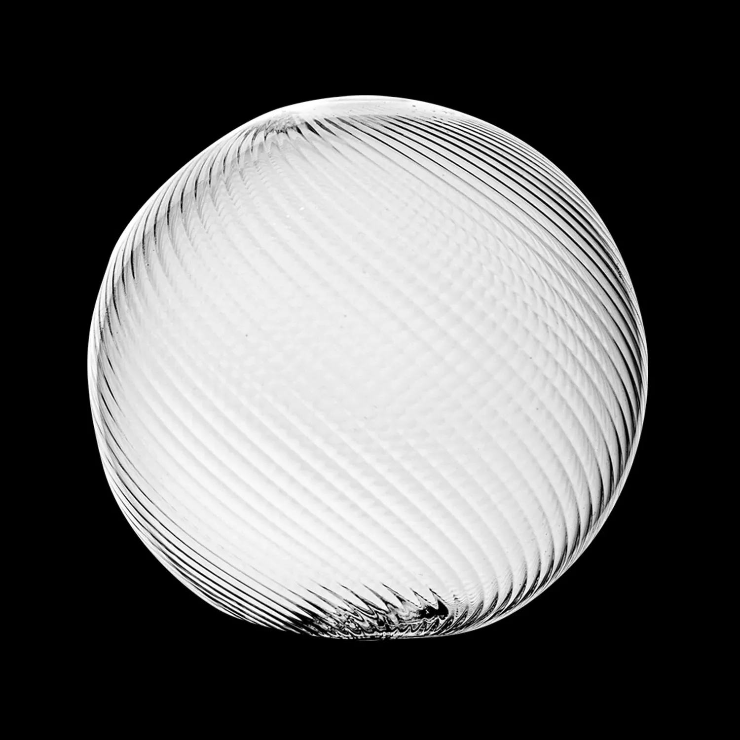 Wall Light with Ribbed Glass - Frosted Glass