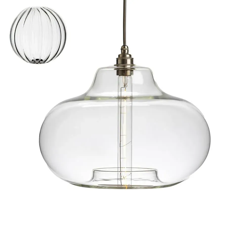 XL Pendant Light - White, Glass
