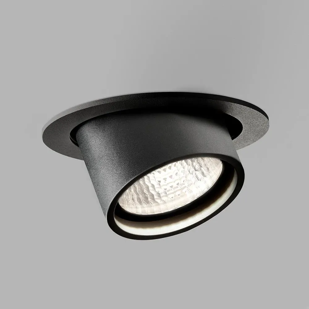 Angle Small Ceiling Light - Black