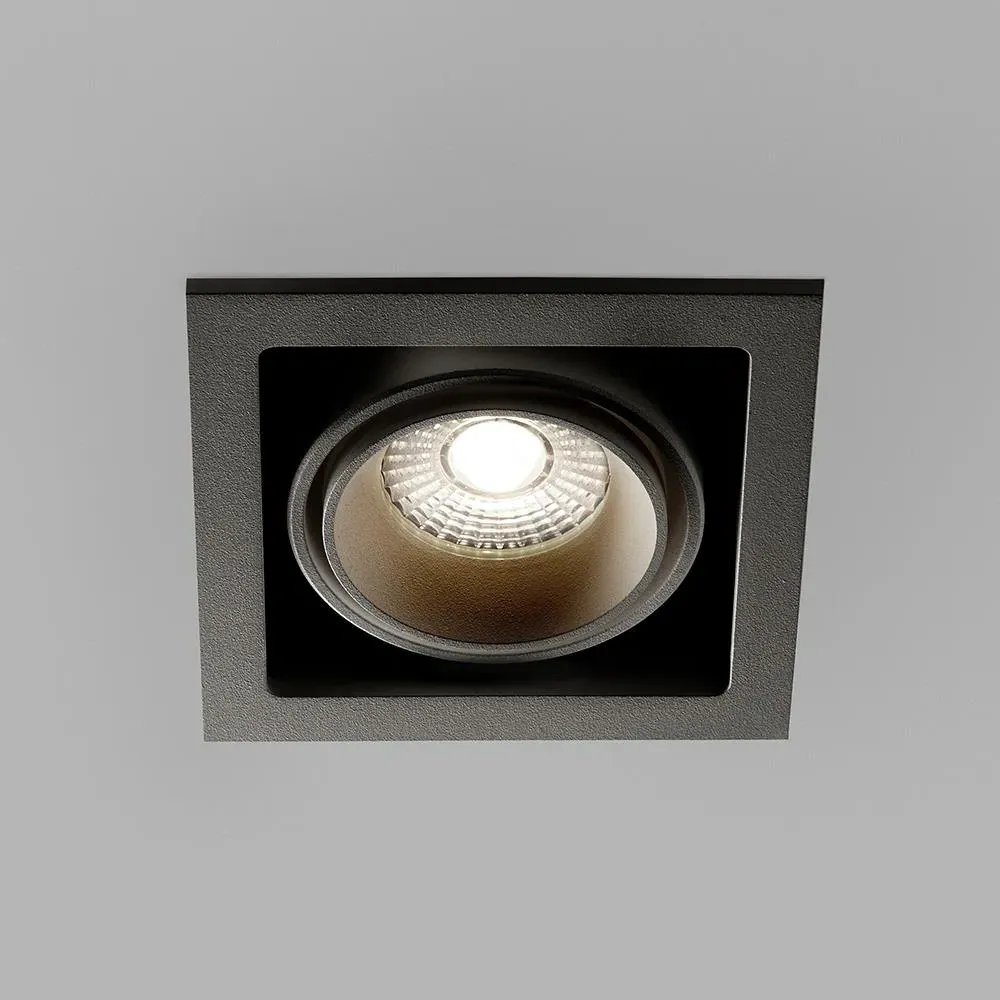 Ghost Large Recessed Ceiling Light - Black, Aluminium