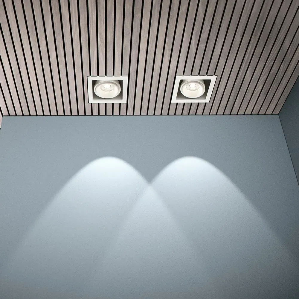 Ghost Large Recessed Ceiling Light - Black, Aluminium