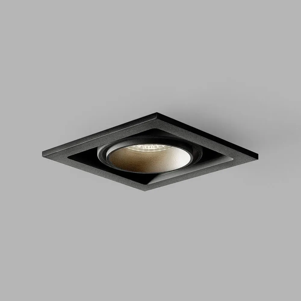 Ghost Large Recessed Ceiling Light - Black, Aluminium