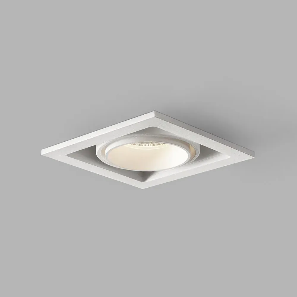 Ghost Small Recessed Ceiling Light - White, Aluminium