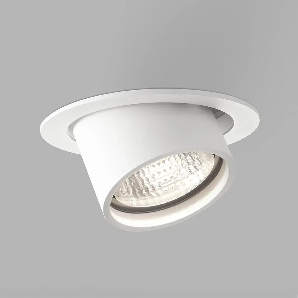 Large Flush Ceiling Light - White, LED image