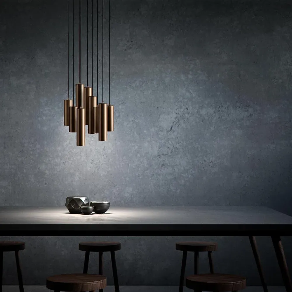 Large Pendant Light - Black, Aluminium