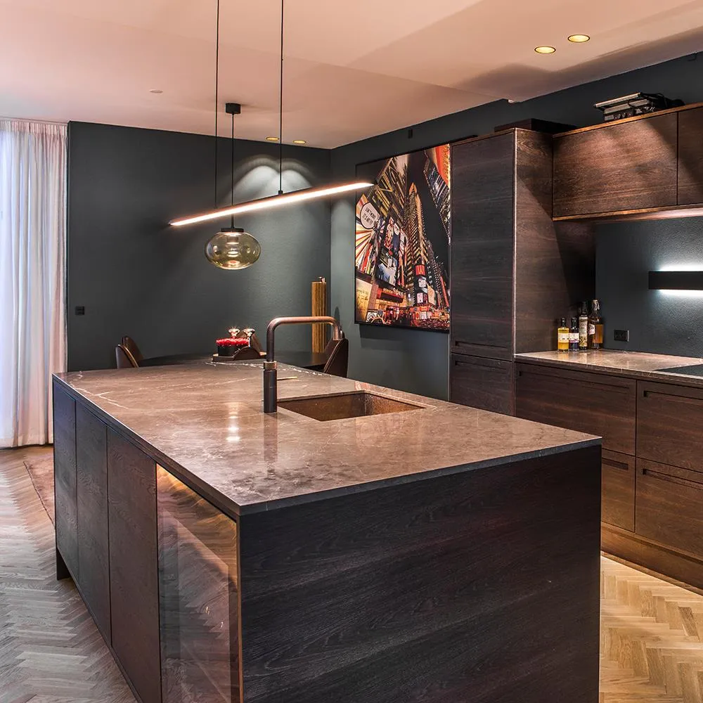 Large Pendant Light Slimline Design - White