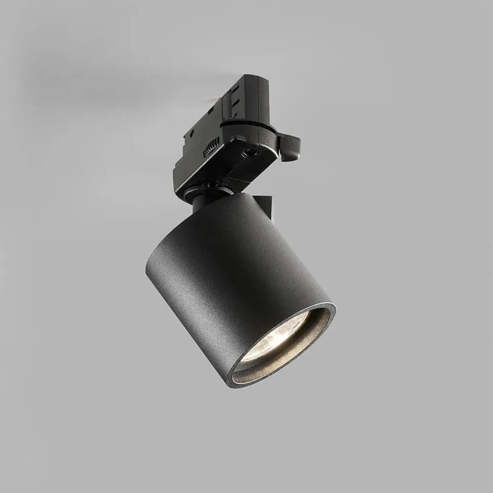 Large Track Spotlight Adjustable - Black, Aluminium