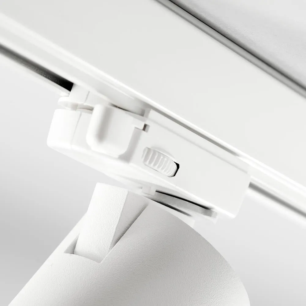 Large Track Spotlight Adjustable - White, Aluminium
