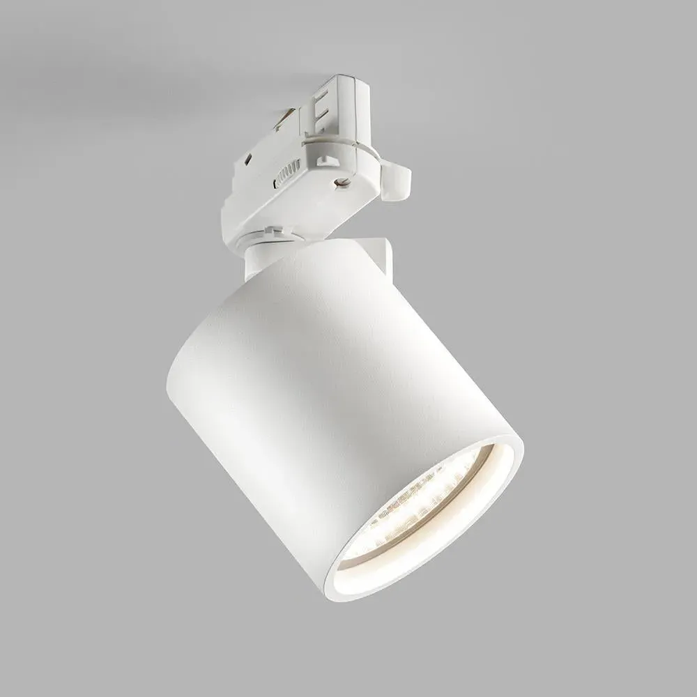 Large Track Spotlight Adjustable - White, Aluminium