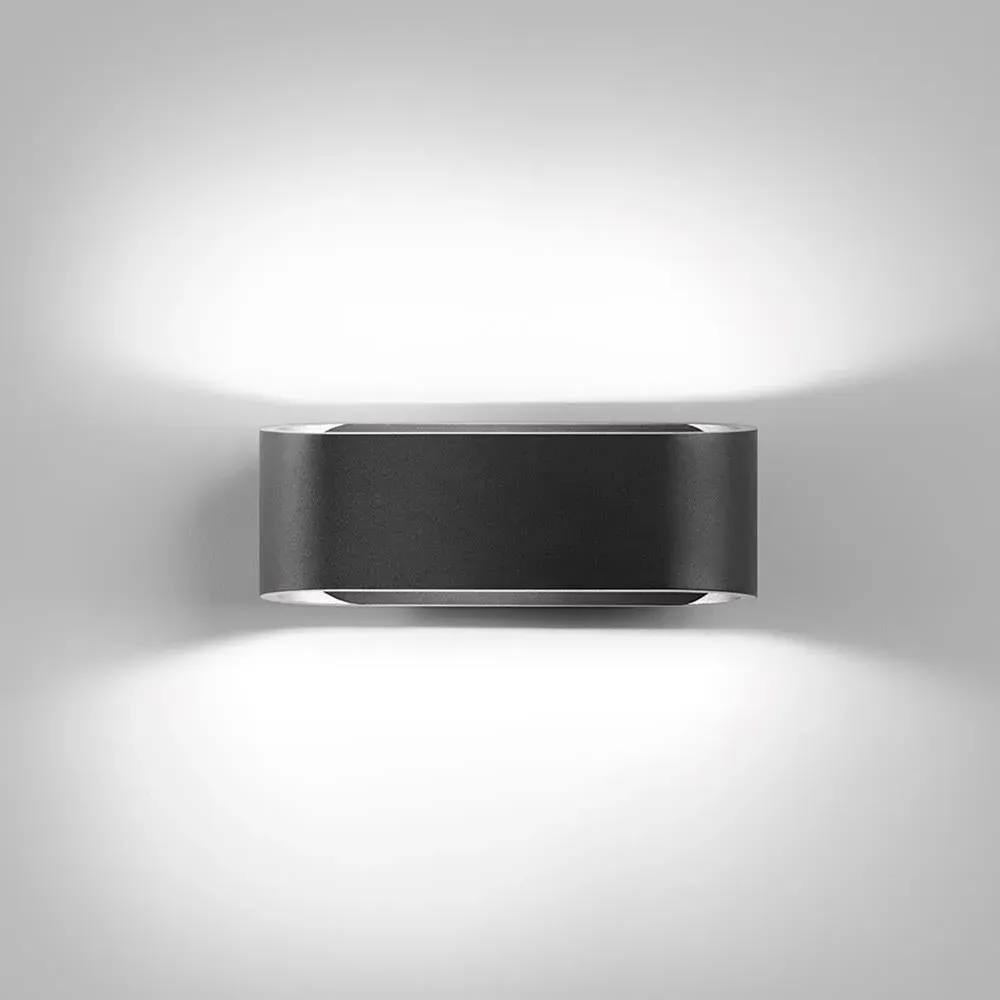 Large Up & Down Wall Light - Rose Gold, Metal