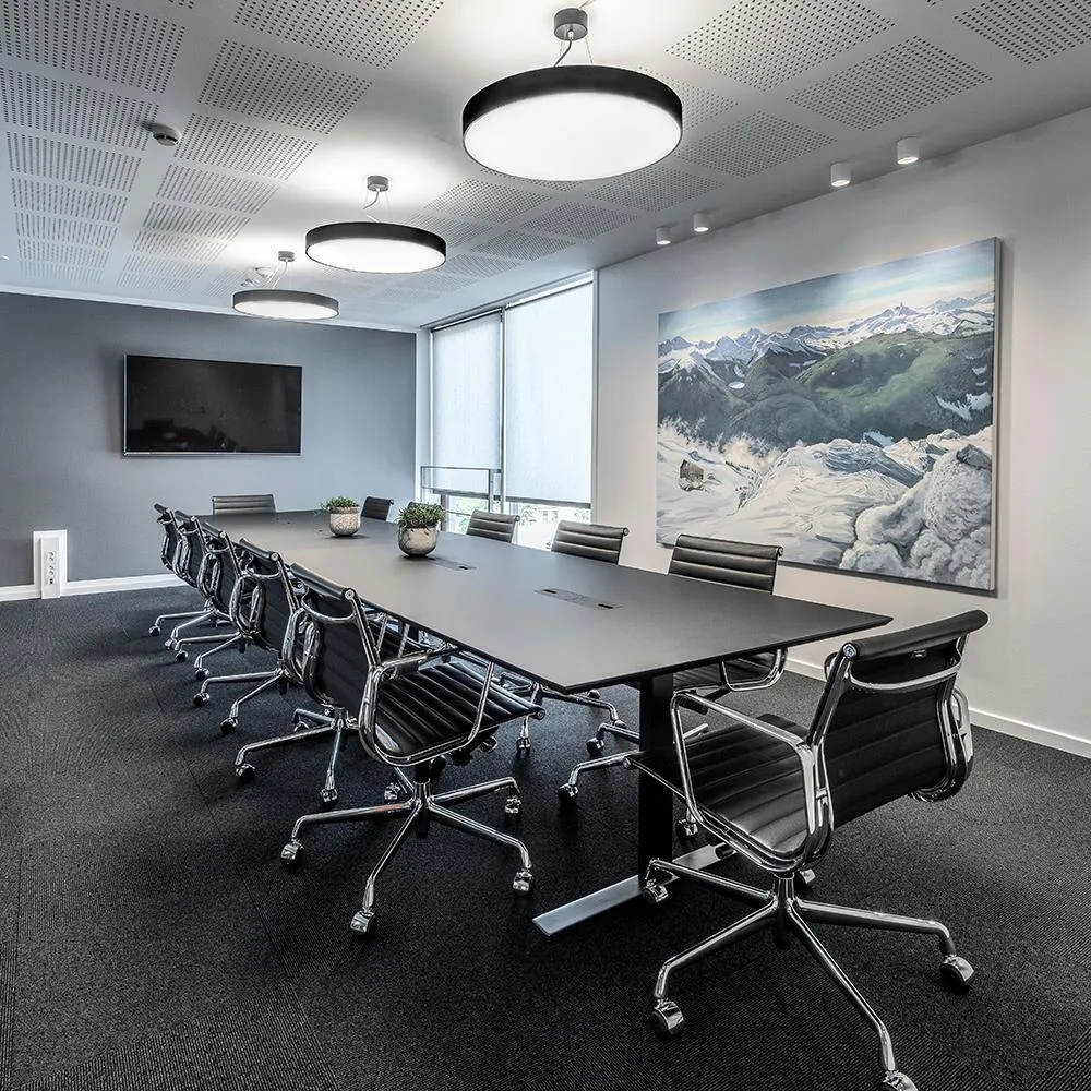 Medium Pendant Light with LED - Black, Aluminium