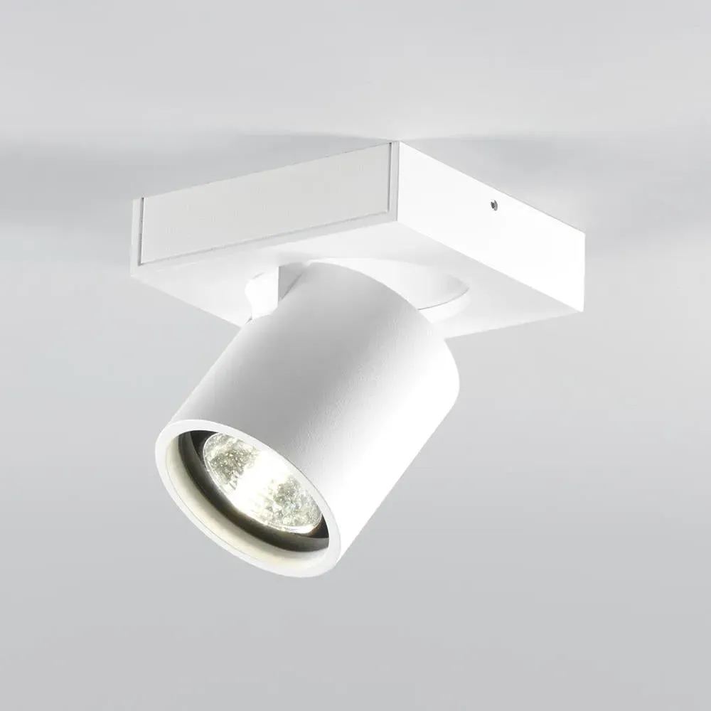 Mini Ceiling Light Spotlight - White, Aluminium