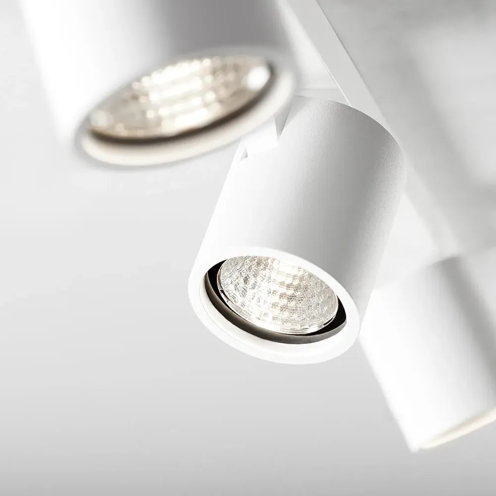 Mini Double Ceiling Light - Black, Aluminium