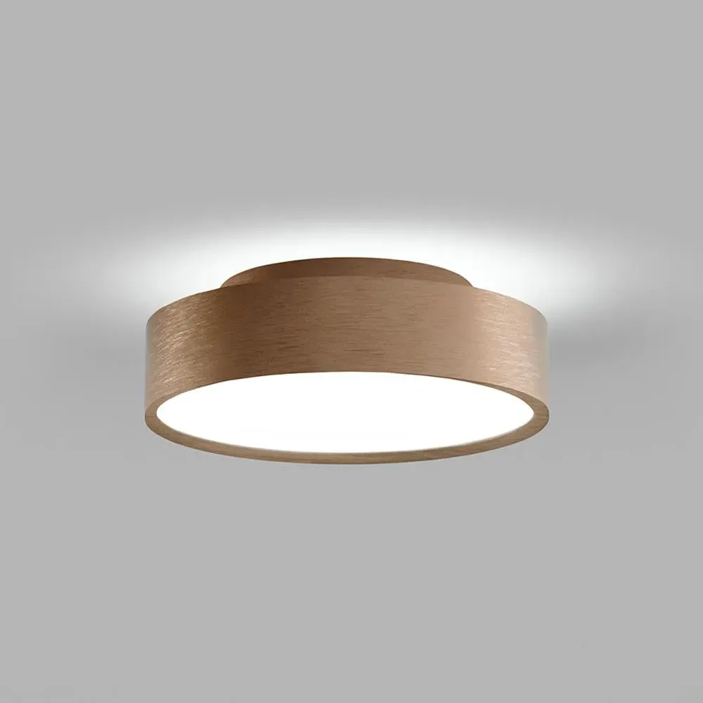 Small Round Ceiling Light with LED - Black
