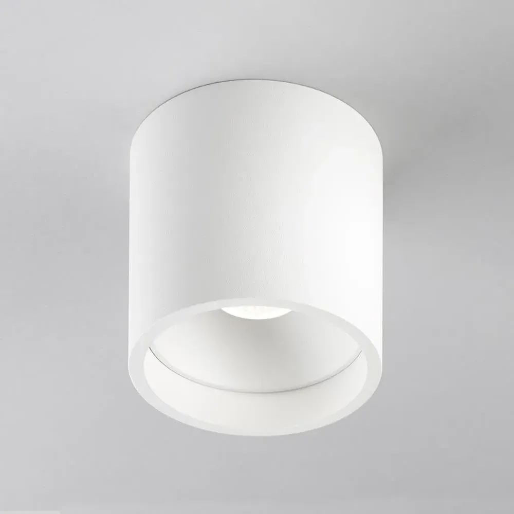 Small Round Ceiling Spotlight - White, Aluminium