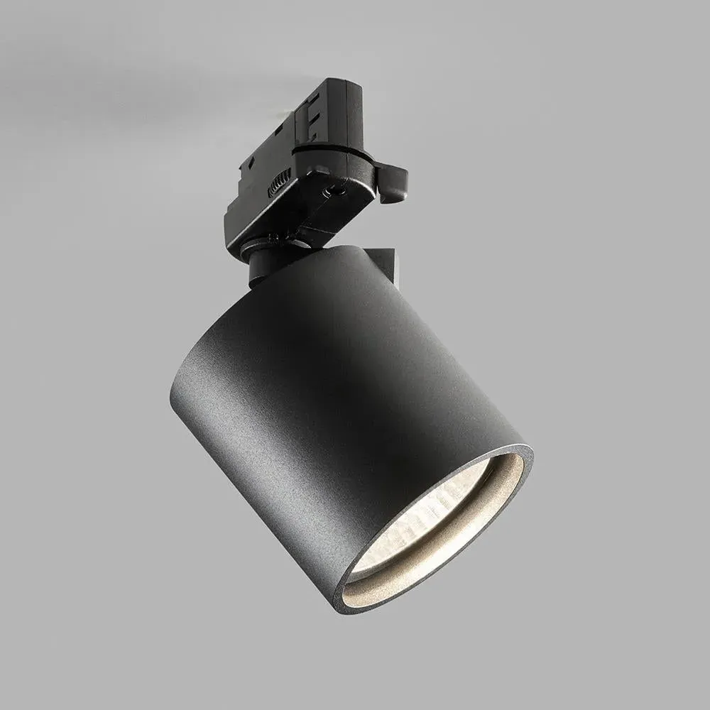 Small Track Spotlight Adjustable - White, Aluminium