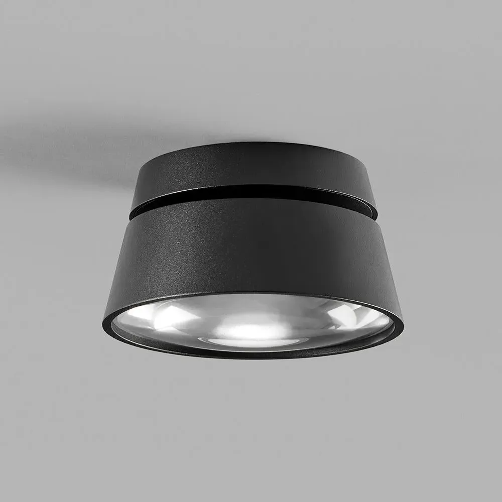 Vantage Small Wall Ceiling Light - Black, Aluminium