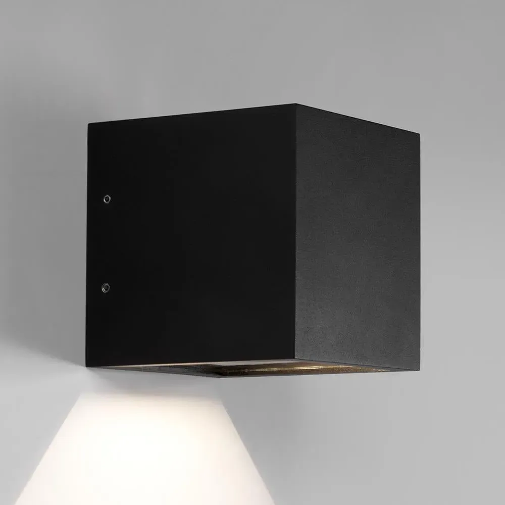 XL Cube Wall Light LED Downlight - Black