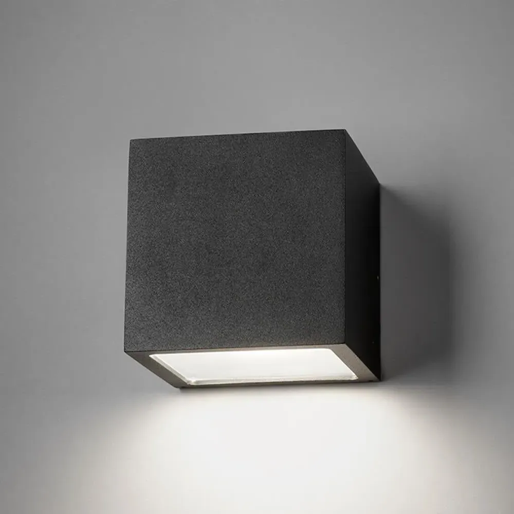 XL Cube Wall Light Standard - Aluminium