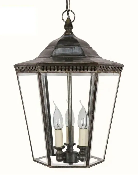 1-Light Pendant Light - Distressed, Copper