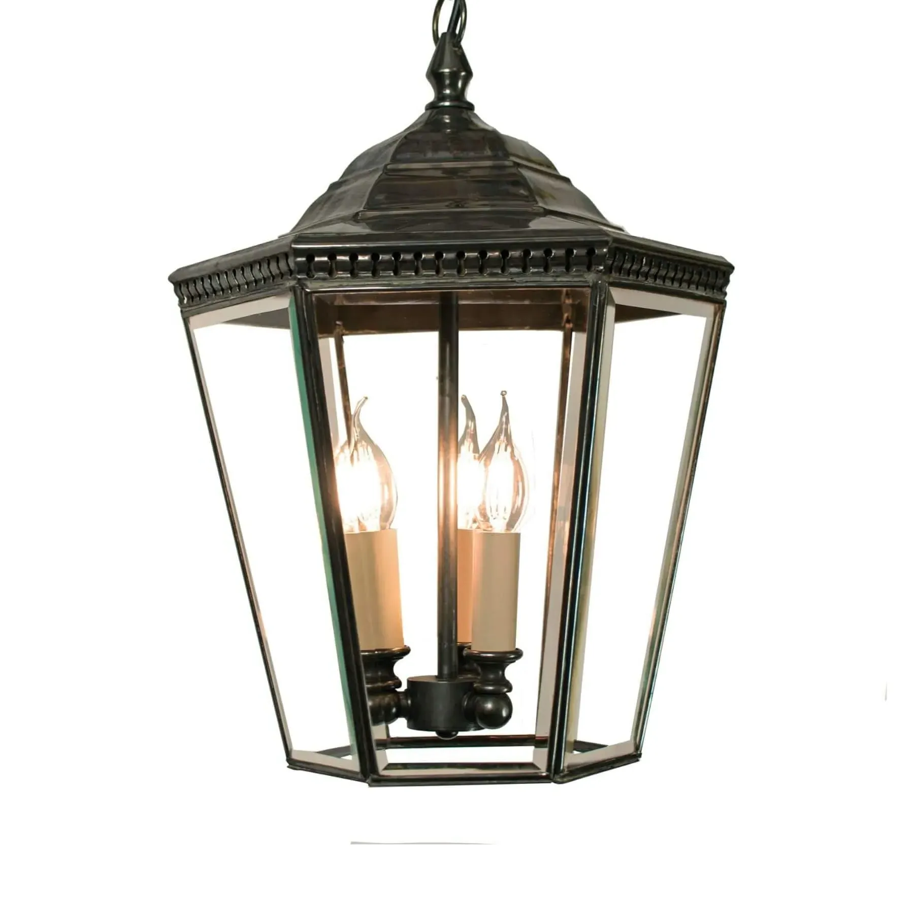 3-Light Pendant Light - Distressed, Copper