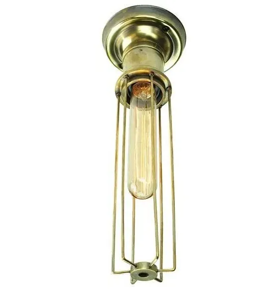 3-Light Pendant Light with Cage - Polished Nickel