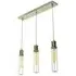 3-Light Pendant Light with Cage - Polished Nickel