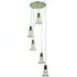 5-Light Cluster Pendant Light - Polished Nickel
