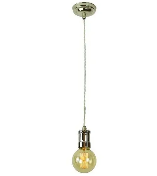 5-Light Pendant Light - Distressed, Brass