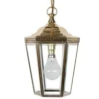 5-Light Pendant Light - Natural Brass, Copper