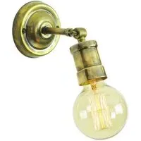 Adjustable Wall Light - Distressed, Brass