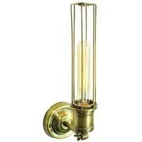 Adjustable Wall Light with Cage - Distressed