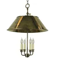 Broughton Pendant Light - Distressed, Brass