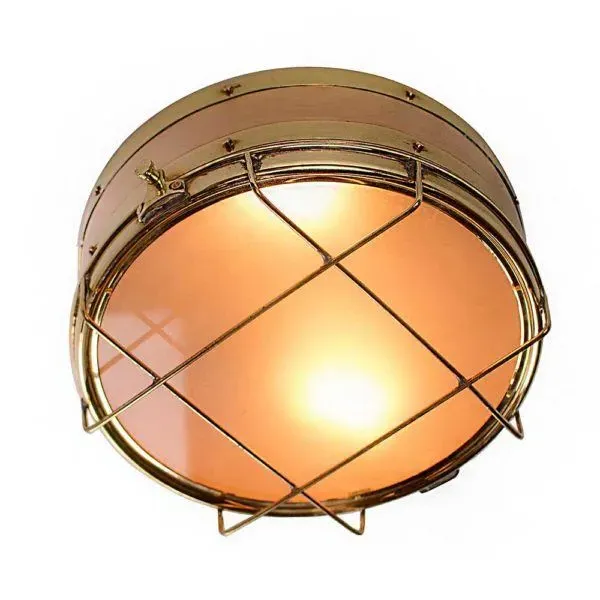 Bulkhead Wall Light - Distressed, Metal
